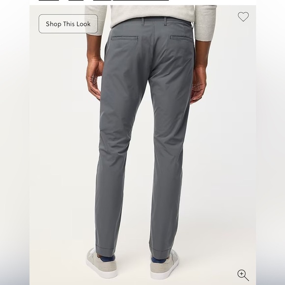 J crew tarnished metal Slim-fit tech chino pant - Picture 3 of 5
